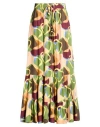 Connor & Blake Woman Maxi Skirt Military Green Size Xl Viscose In Green