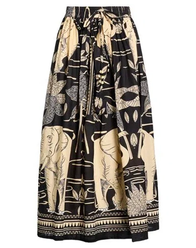 Connor & Blake Woman Maxi Skirt Sand Size L Cotton In Multi