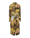 Connor & Blake Woman Midi Dress Military Green Size L Viscose