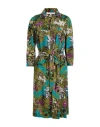 Connor & Blake Woman Midi Dress Military Green Size S Viscose