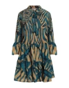 Connor & Blake Woman Mini Dress Sand Size L Cotton In Beige
