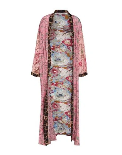 Connor & Blake Woman Overcoat & Trench Coat Antique Rose Size M Viscose