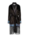 Connor & Blake Woman Overcoat & Trench Coat Black Size M Viscose
