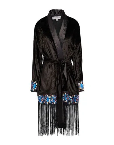 Connor & Blake Woman Overcoat & Trench Coat Black Size M Viscose
