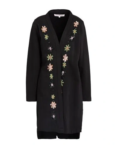 Connor & Blake Woman Overcoat & Trench Coat Black Size Xl Cotton
