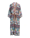 Connor & Blake Woman Overcoat & Trench Coat Fuchsia Size Onesize Polyester In Pink