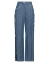 Connor & Blake Woman Pants Blue Size L Cotton