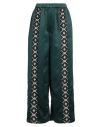 Connor & Blake Woman Pants Dark Green Size M Viscose In Green