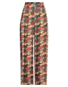 Connor & Blake Woman Pants Green Size Xl Viscose In Green
