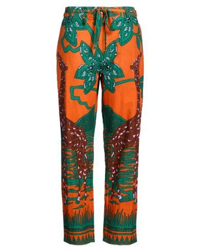 Connor & Blake Woman Pants Orange Size S Cotton