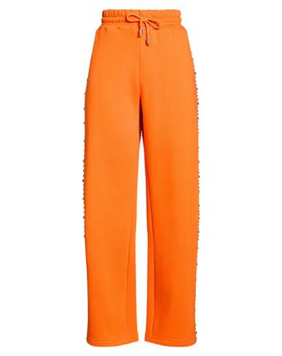 Connor & Blake Woman Pants Orange Size Xs Cotton In Multi