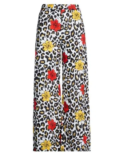Connor & Blake Woman Pants Yellow Size L Cotton In Multi