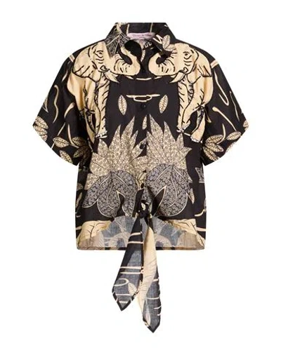 Connor & Blake Woman Shirt Black Size L Cotton