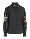Connor & Blake Woman Shirt Black Size L Viscose