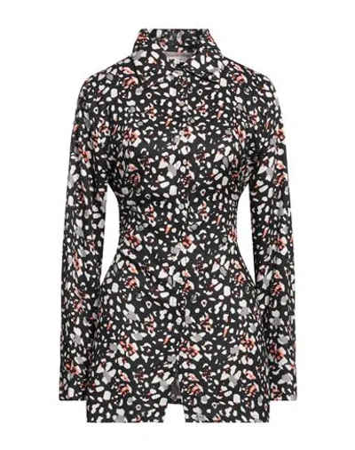 Connor & Blake Woman Shirt Black Size M Viscose