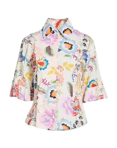 Connor & Blake Woman Shirt Cream Size Xl Cotton In White