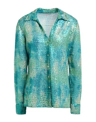 Connor & Blake Woman Shirt Green Size S Polyester