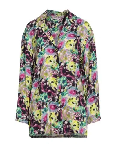 Connor & Blake Woman Shirt Lime Green Size Xl Viscose