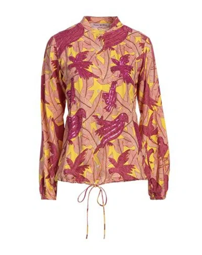Connor & Blake Woman Shirt Yellow Size S Viscose