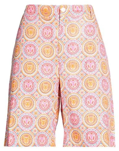 Connor & Blake Woman Shorts & Bermuda Shorts Orange Size M Cotton In Pink