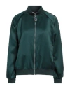 Connor & Blake Woman Sweatshirt Dark Green Size M Viscose In Green