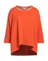 Connor & Blake Woman Sweatshirt Orange Size S Viscose