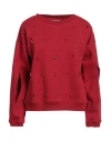 Connor & Blake Woman Sweatshirt Red Size M Cotton