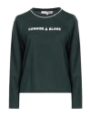Connor & Blake Woman T-shirt Dark Green Size S Cotton In Green