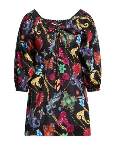 Connor & Blake Woman Top Black Size L Cotton