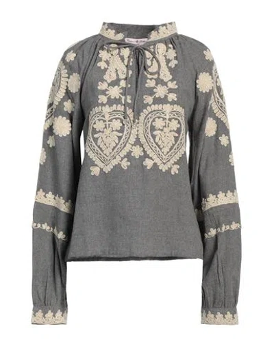 Connor & Blake Woman Top Grey Size M Viscose