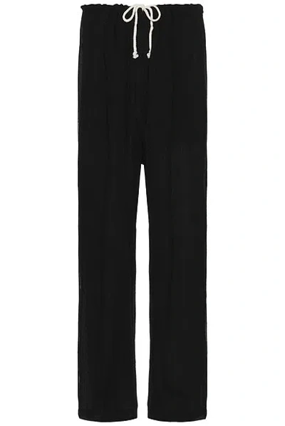 Connor Mcknight Crinkle Pyjama Trouser In Black