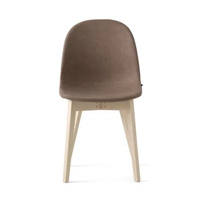 Connubia Academy Upholstered Side Chair With Wooden Frame In Desert Vintage,bleached