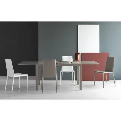 Connubia Boheme Upholstered Dining Chair In Matte Taupe