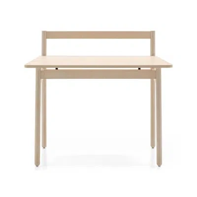 Connubia Ens Desk With Wooden Top In Bleached Beech,bleached Beech