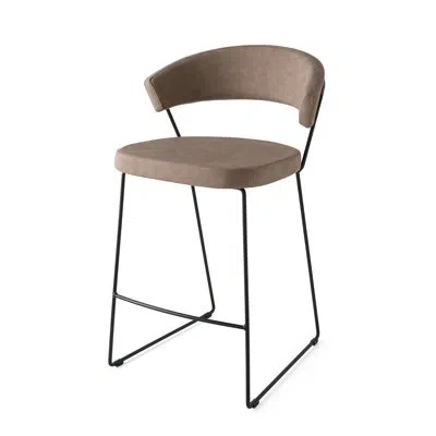 Connubia New York Stools In Matte Black,desert
