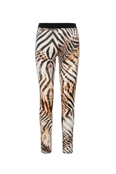 Conquista Women's Animal Print Silky Pants