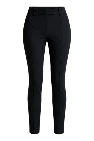 Conquista Women's Black Mid Rise Jeggings