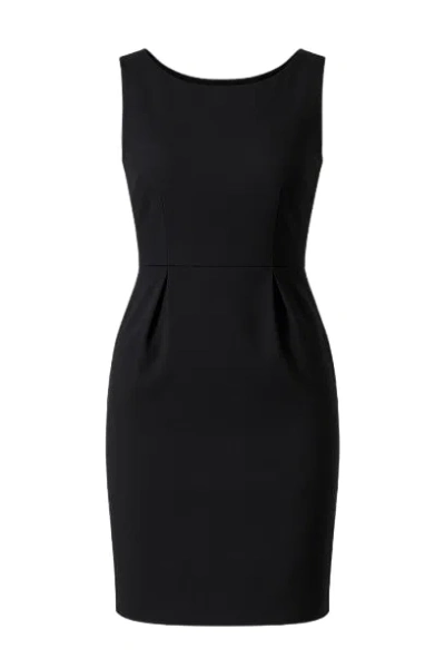 Conquista Women's Black Sleeveless Tulip Dress