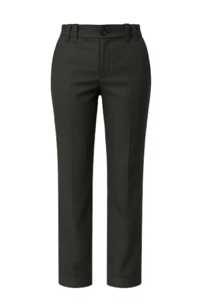 Conquista Women's Black Straight Leg Woven Pants