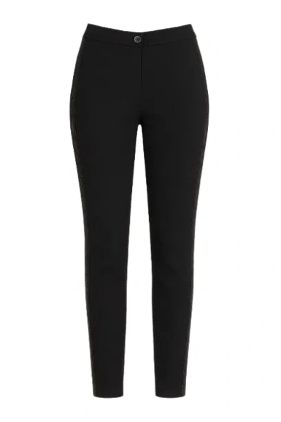 Conquista Women's Black Tuxedo Inspired Pants