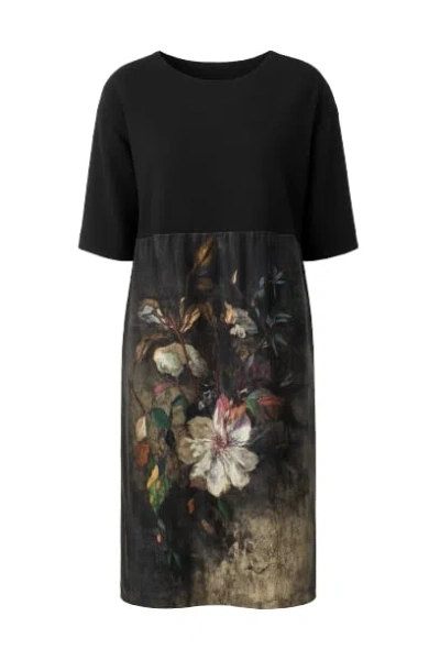 Conquista Women's Black Wide Dress