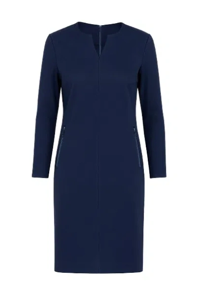 Conquista Women's Blue Sack Dress By