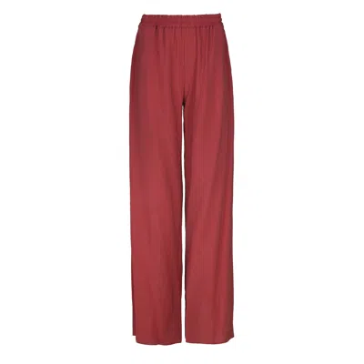 Conquista Women's Brick Red Palazzo Pants