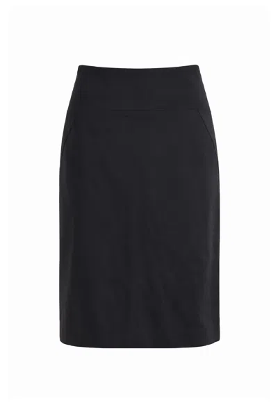 Conquista Women's Classic High-waist Pencil Skirt In Timeless Black