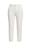 Conquista Women's Classic Straight Pants White In White