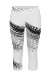 Conquista Women's Cropped Print Leggings