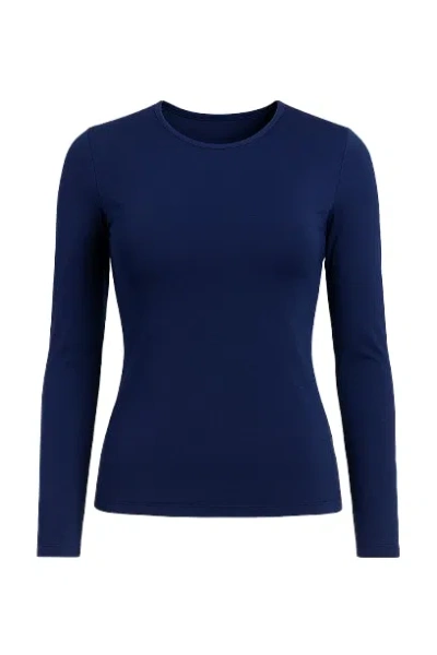 Conquista Women's Dark Blue Jersey Top