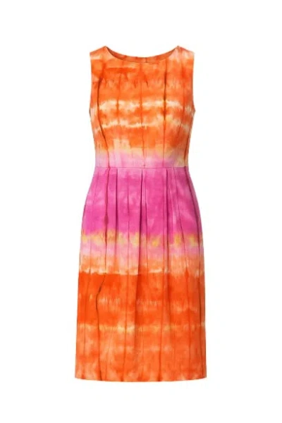 Conquista Women's Fitted Straight Print Dress In Multi