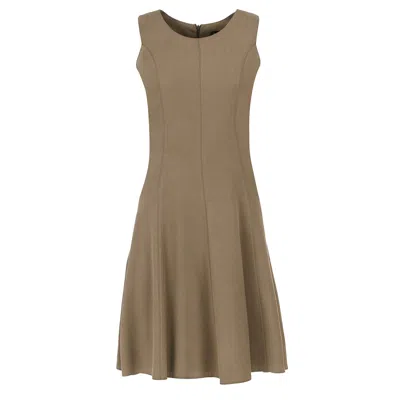Conquista Women's Green Olive Colour Cloche Dress