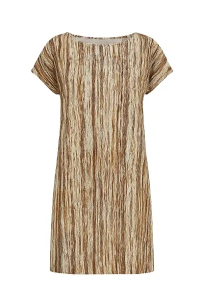 Conquista Women's Green Patterned Sack Dress